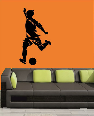 35% OFF on meSleep Football Design Black PVC Sticker Pack of 1 35% OFF on meSleep Football Design Black PVC Sticker Pack of 1