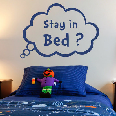 50% OFF on DeStudio Bed Bedroom Sleep Decal Wall Sticker Sticker