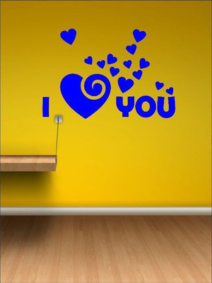 84% OFF on Wall1ders I Love U Sticker Sticker Pack of 1