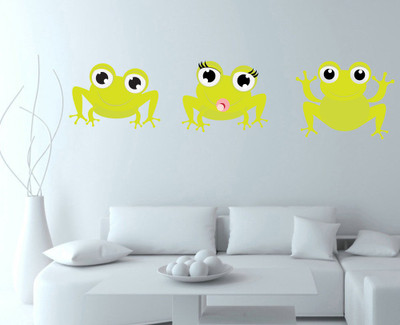 50% OFF on Decor Kafe Decal Style Creative Frog's Art Small Size- 26*06 Inch Wall Sticker Pack of 1 50% OFF on Decor Kafe Decal Style Creative Frog's Art Small Size- 26*06 Inch Wall Sticker Pack of 1