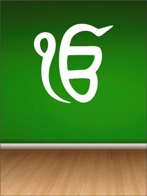 45% OFF on Wall1ders Ek Onkar PVC Vinyl Sticker Pack of 1