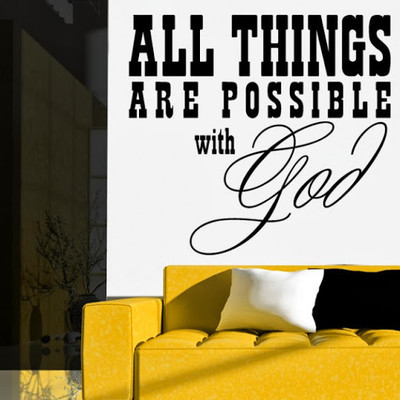 44% OFF on DeStudio All Things Are Possible Size Tiny Wall Sticker