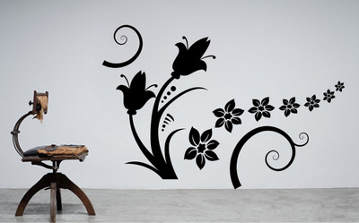 64% OFF on D��cor Kafe Decal Style Flower Swirl Wall Sticker Medium Size-23*15 Inch Wall Sticker Sticker Pack of 1 64% OFF on D��cor Kafe Decal Style Flower Swirl Wall Sticker Medium Size-23*15 Inch Wall Sticker Sticker Pack of 1