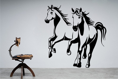 86% OFF on D��cor Kafe Decal Style Horses Wall Sticker Large Size-30*30 Inch Wall Sticker Sticker Pack of 1 86% OFF on D��cor Kafe Decal Style Horses Wall Sticker Large Size-30*30 Inch Wall Sticker Sticker Pack of 1