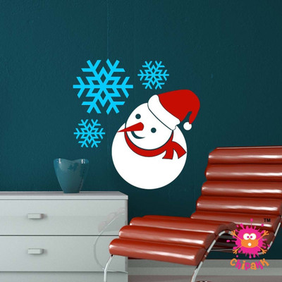 Chipakk Snowman Medium Pigmented Polyvinyl Sticker