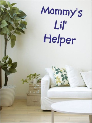 80% OFF on Wall1ders Mommy'S Helper PVC Vinyl Sticker Sticker Pack of 1