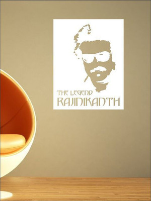 84% OFF on Wall1ders Rajnikanth Sticker Sticker Pack of 1