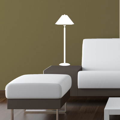 20% OFF on Chipakk Lamp 1 - White Wall Decal Medium Pigmented Polyvinyl Films Imported Sticker