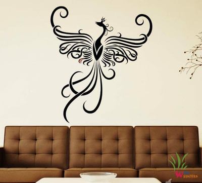 13% OFF on Wall Whispers Peacock Wings Vinyl Sticker 13% OFF on Wall Whispers Peacock Wings Vinyl Sticker
