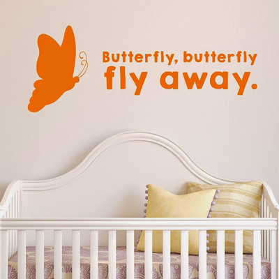 50% OFF on DeStudio Butterfly Children Baby Cute Kids Decal Home Wall Sticker Sticker
