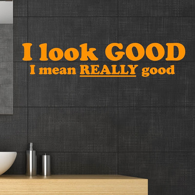 84% OFF on DeStudio Beautiful Good Mirror Look Two Wall Sticker Sticker