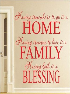 82% OFF on Wall1ders Home Family Blessing PVC Vinyl Sticker Sticker Pack of 1