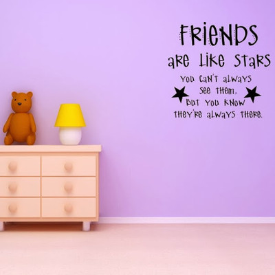 44% OFF on DeStudio Friends Are Like Stars Size Tiny Wall Sticker
