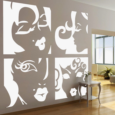 66% OFF on DeStudio DeStudio Ladies One Wall Stickers Size SMALL WALL STICKER Sticker