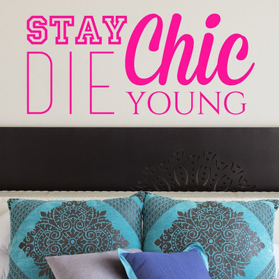 50% OFF on DeStudio Stay Young Chic Fashion2 Color Pink Size 135 X 60 Cms Wall Sticker