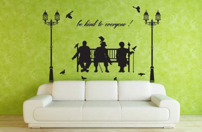50% OFF on Hoopoe Decor Be kind to everyone Wall Sticker Pack of 1