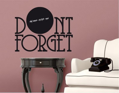 50% OFF on DeStudio DeStudio Don't Forget Wall Stickers Size GIANT WALL STICKER Sticker