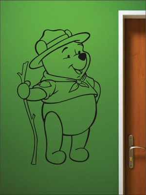 82% OFF on Wall1ders Winnie The Pooh PVC Vinyl Sticker Sticker Pack of 1