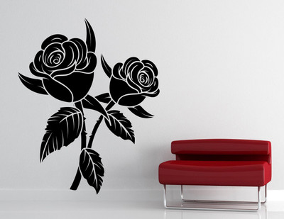 86% OFF on Decor Kafe Decal Style Black Rose Art Large Size- 34*42 Inch Wall Sticker Sticker Pack of 1 86% OFF on Decor Kafe Decal Style Black Rose Art Large Size- 34*42 Inch Wall Sticker Sticker Pack of 1