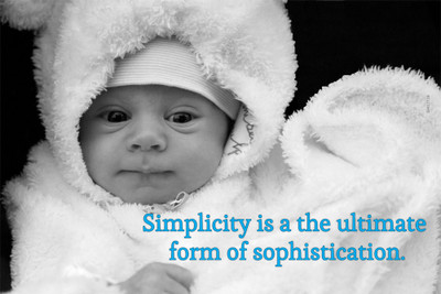 16% OFF on Awesome Quote On Simplicity Poster Paper Print