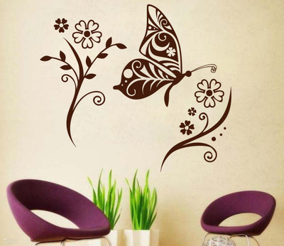 68% OFF on D��cor Kafe Decal Style ButterFly Wall Art Small Size-15*13 Inch Wall Sticker Sticker Pack of 1 68% OFF on D��cor Kafe Decal Style ButterFly Wall Art Small Size-15*13 Inch Wall Sticker Sticker Pack of 1