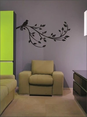 83% OFF on Wall1ders Bird on a Branch PVC Vinyl Sticker Sticker Pack of 1