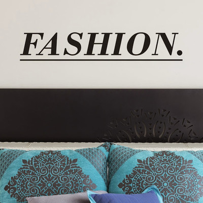 50% OFF on DeStudio Fashion Clothes Slogan Wallart2 Color Black Size 135 X 60 Cms Wall Sticker