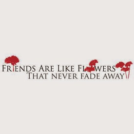 87% OFF on DeStudio Friends Are Like Flowers One Size Tiny Wall Sticker