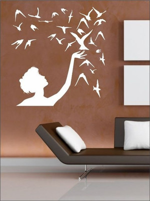 84% OFF on Wall1ders Free Bird PVC Vinyl Sticker Sticker Pack of 1