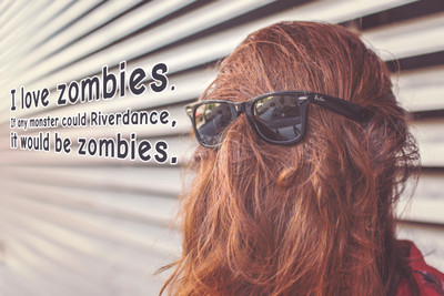 16% OFF on I Love Zombies Poster Paper Print