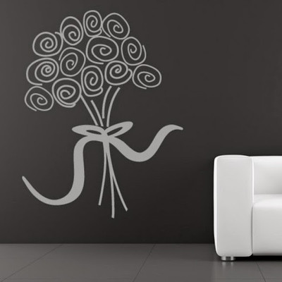 50% OFF on DeStudio DeStudio Rose Bunch Wall Stickers Size JUMBO WALL STICKER Sticker