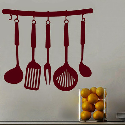 87% OFF on DeStudio Kitchen Utensils Two Size Tiny Wall Sticker
