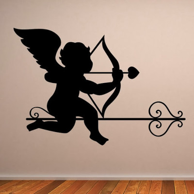 50% OFF on DeStudio DeStudio Cupid and Arrow Valentines Wall Stickers Size GIANT WALL STICKER Sticker
