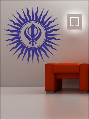 82% OFF on Wall1ders Khanda PVC Vinyl Sticker Sticker Pack of 1 82% OFF on Wall1ders Khanda PVC Vinyl Sticker Sticker Pack of 1