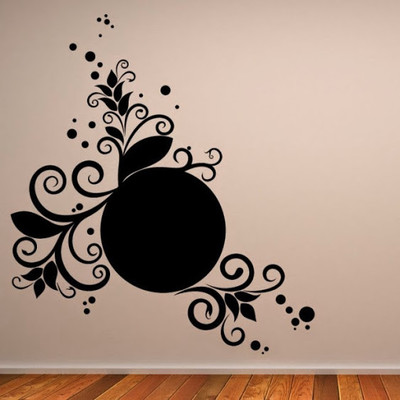 79% OFF on DeStudio Floral Decorative Circles One Size Small Wall Sticker