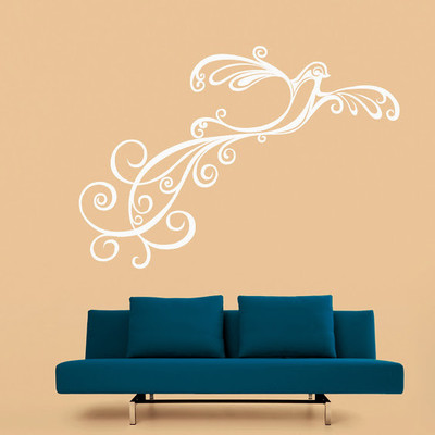 87% OFF on DeStudio Curly Bird One Size Tiny Wall Sticker 87% OFF on DeStudio Curly Bird One Size Tiny Wall Sticker