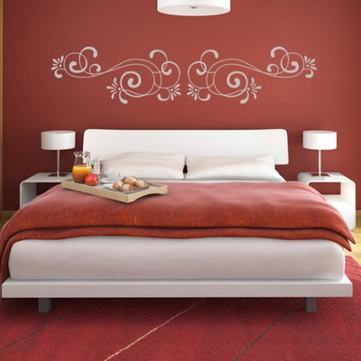 80% OFF on DeStudio Embellishment Floral Print Heading Size Super WALL STICKER Sticker