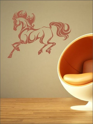 80% OFF on Wall1ders Vastu Horse PVC Vinyl Sticker Sticker Pack of 1