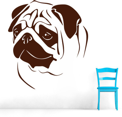 63% OFF on D��cor Kafe Decal Style Pug Wall Art Tiny Size-13*15 Inch Wall Sticker Sticker Pack of 1 63% OFF on D��cor Kafe Decal Style Pug Wall Art Tiny Size-13*15 Inch Wall Sticker Sticker Pack of 1