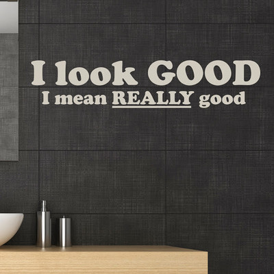 50% OFF on DeStudio Beautiful Good Mirror Look Wall Sticker Sticker 50% OFF on DeStudio Beautiful Good Mirror Look Wall Sticker Sticker