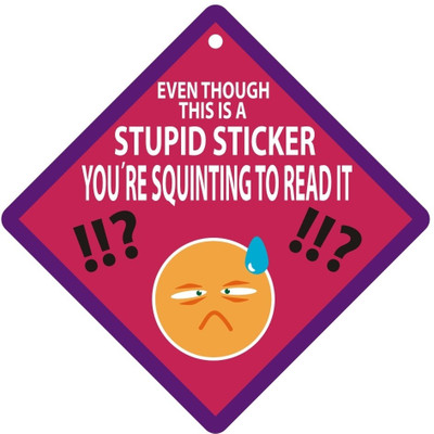 38% OFF on Shopisky Bumper PVC for Your Car Sticker