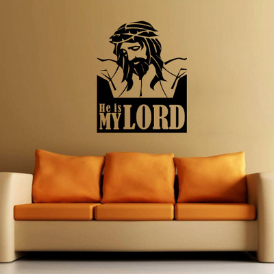 40% OFF on Creative Width Decor He Is My Lord Vinyl Sticker Sticker Pack of 1
