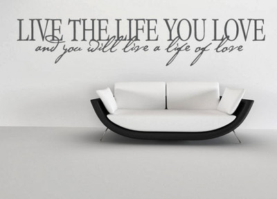 50% OFF on DeStudio DeStudio Live The Life One Wall Stickers Size GIANT WALL STICKER Sticker