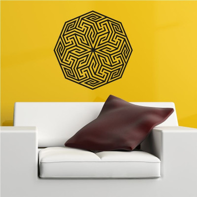 Chipakk Delicate Motif 1- Black Medium Pigmented Polyvinyl Films Imported Sticker