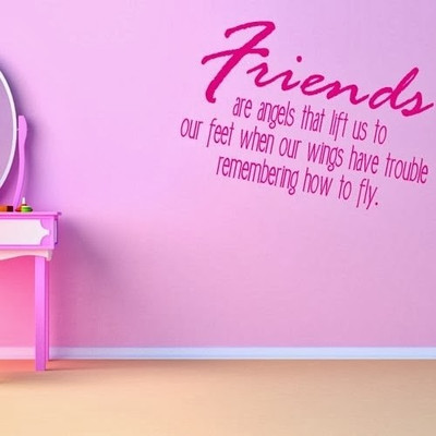 44% OFF on DeStudio Friends Are Angels Size Tiny Wall Sticker