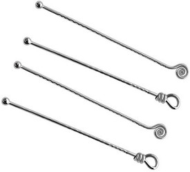 Sage Koncpt Stirrers Stainless Steel 19 Cm Stirrer - Silver Pack Of 4