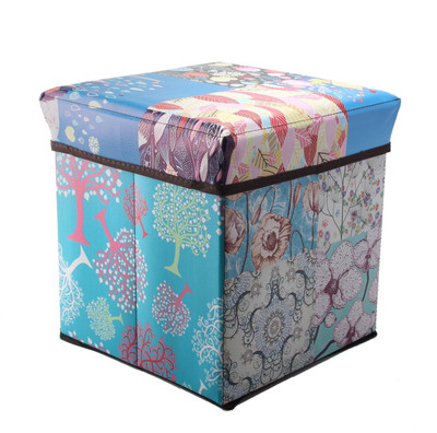 47% OFF on Boxmantra Storage Cum Stool Multicolor