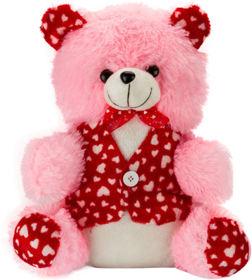 66% OFF on Glitters Valentines Cute Furry Jacket Teddy - 17 Inch 66% OFF on Glitters Valentines Cute Furry Jacket Teddy - 17 Inch