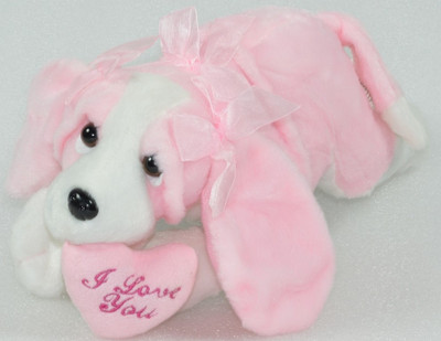 Play N Pets Floppy Dog with Heart - 12.5 inch Play N Pets Floppy Dog with Heart - 12.5 inch
