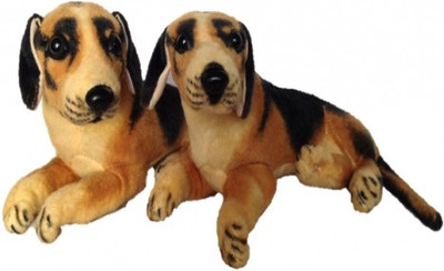 49% OFF on SCG Cute Brown Black Dog combo, good companion to your little ones - 32 cm 49% OFF on SCG Cute Brown Black Dog combo, good companion to your little ones - 32 cm